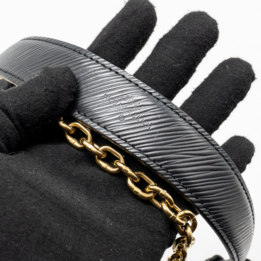 LOUIS VUITTON LOVE LOCK TWIST MM EPI BLACK MULTICOLOUR HARDWARE