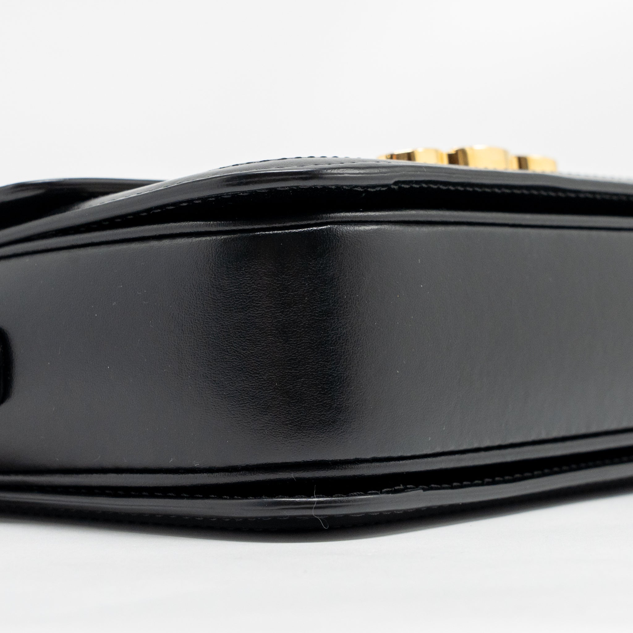 CELINE TEEN TRIOMPHE BAG TRIOMPHE CANVAS/CALFSKIN BLACK/WHITE GHW
