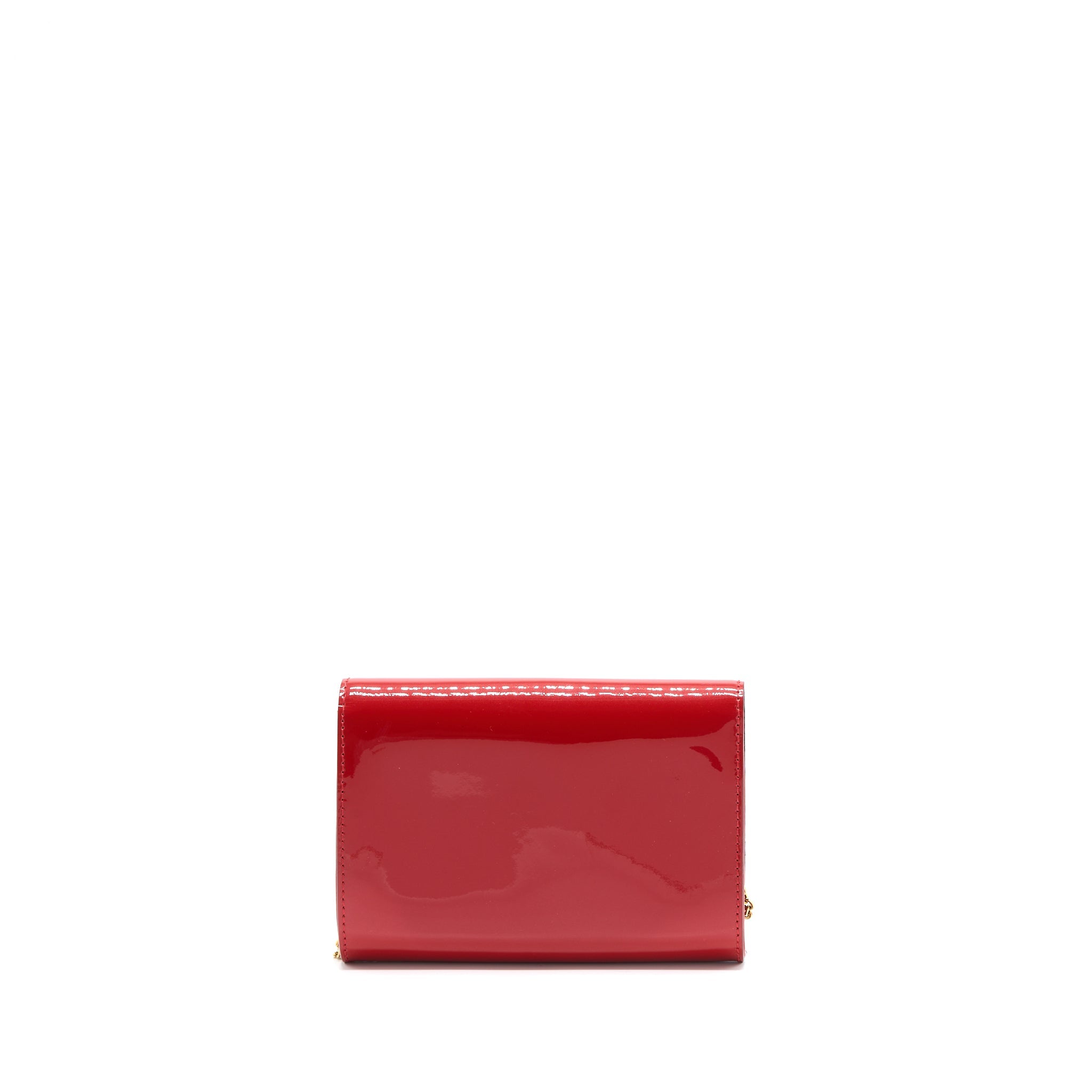 LOUIS VUITTON LOUIS CHAIN BAG PATENT RED GHW