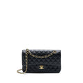 CHANEL MEDIUM CLASSIC DOUBLE FLAP BAG CAVIAR BLACK GHW