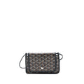GOYARD PLUMET POCKET WALLET CANVAS BLACK SHW