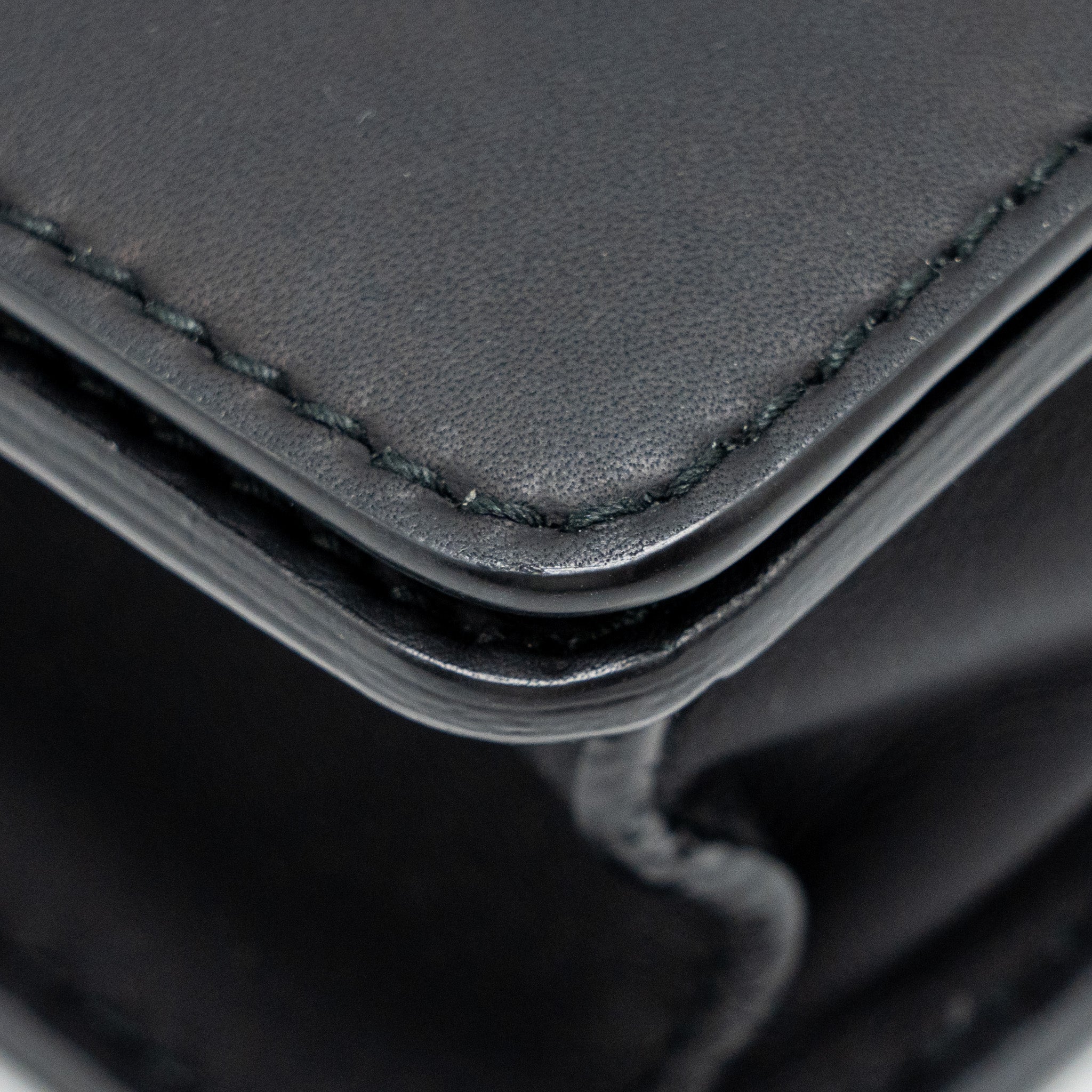 DIOR JADIOR FLAP BAG CALFSKIN SO BLACK