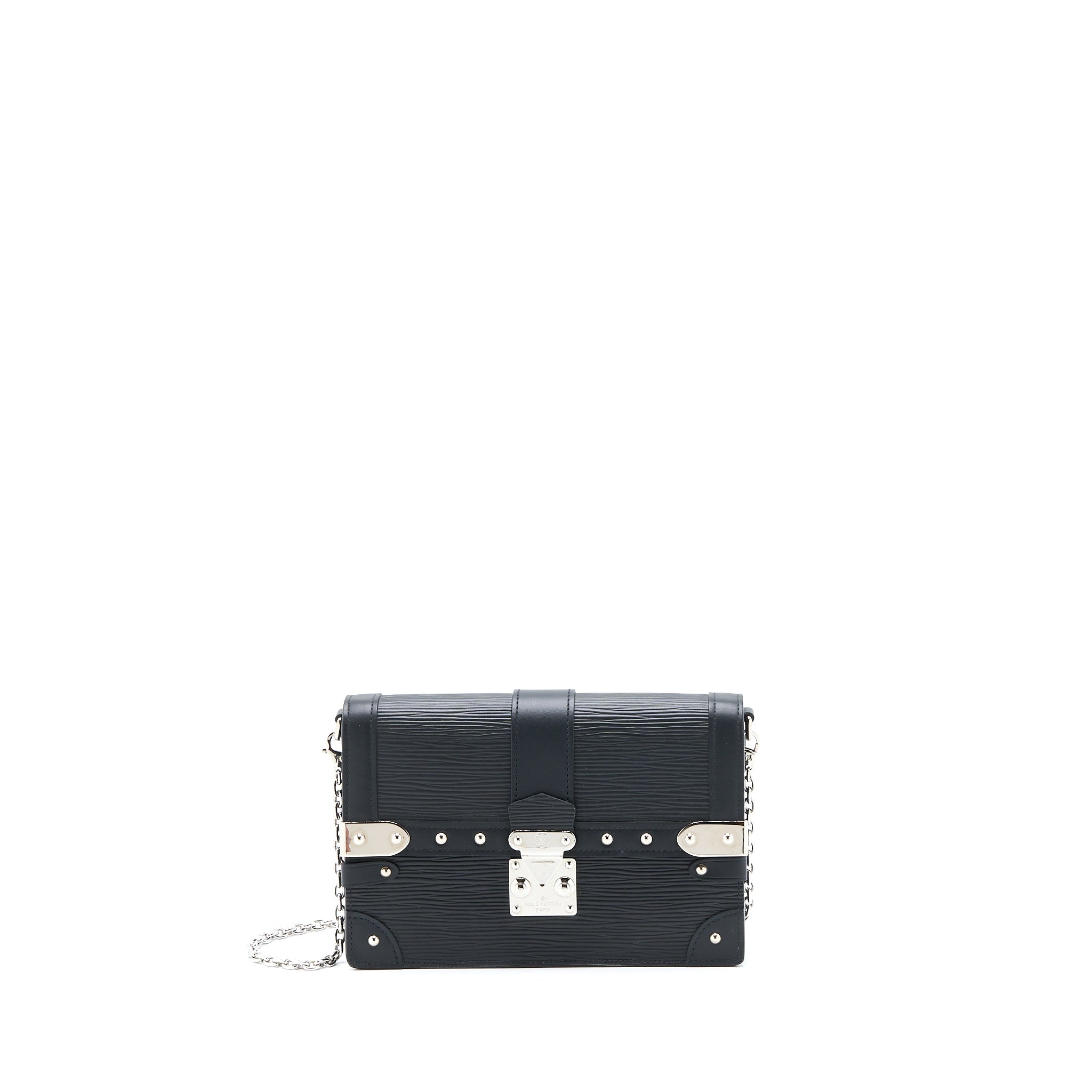 LOUIS VUITTON TRUNK CHAIN WALLET EPI BLACK SHW