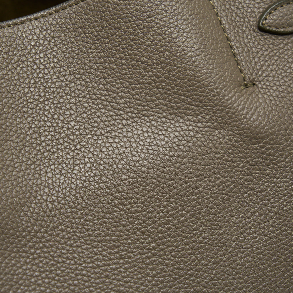 CELINE SMALL CABAS PHANTOM SOFT GRAINED CALFSKIN GREY GHW