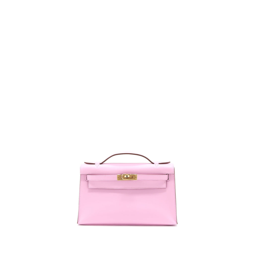 HERMES KELLY POCHETTE SWIFT X9 MAUVE SYLVESTRE RGHW