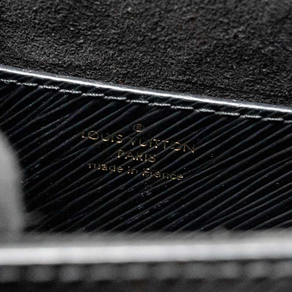LOUIS VUITTON LOVE LOCK TWIST MM EPI BLACK MULTICOLOUR HARDWARE