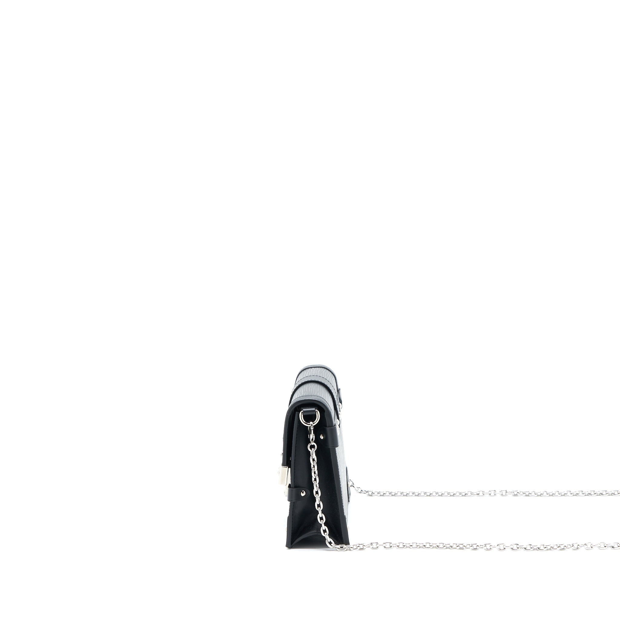 LOUIS VUITTON TRUNK CHAIN WALLET EPI BLACK SHW