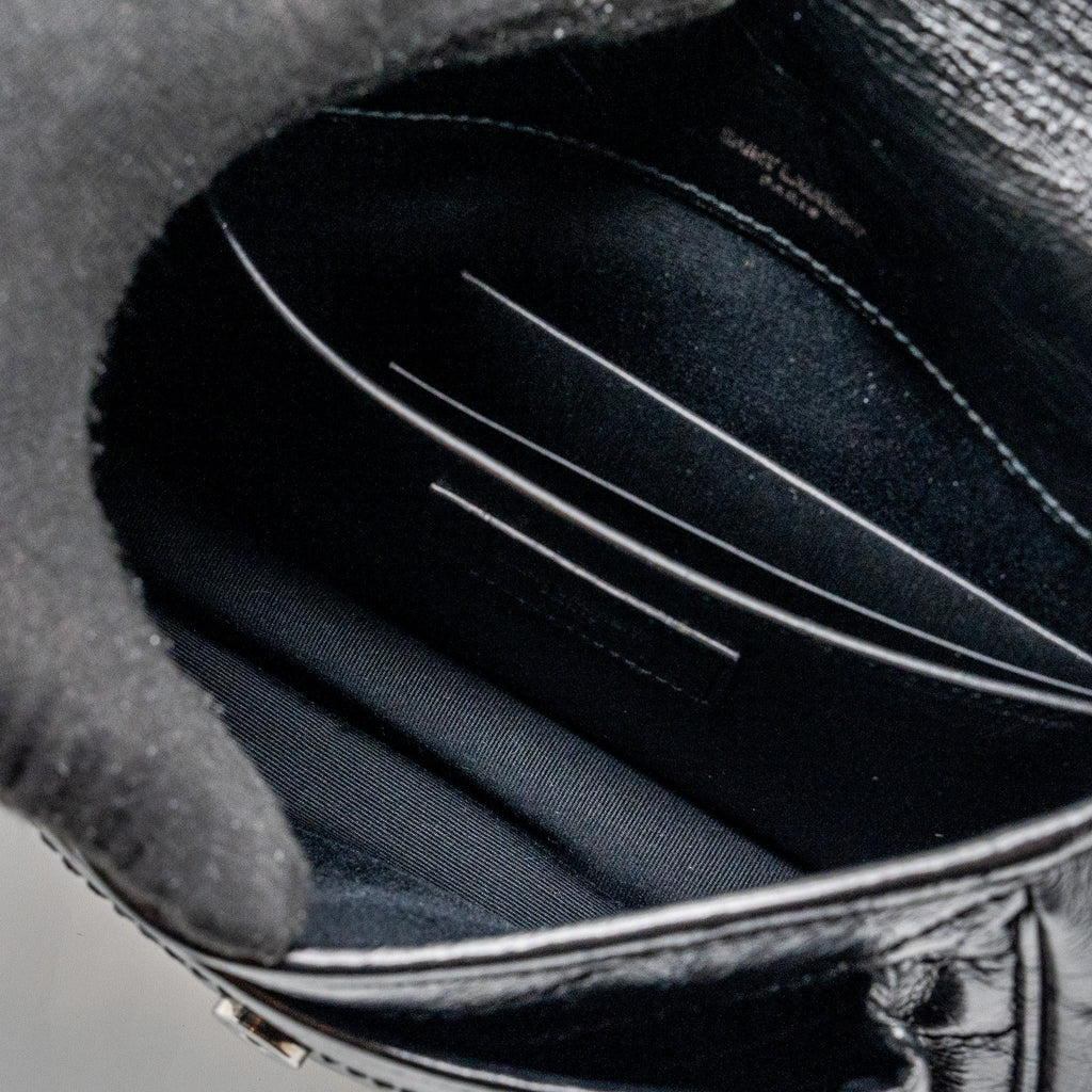 SAINT LAURENT NIKI BABY CALFSKIN BLACK RUTHENIUM HARDWARE