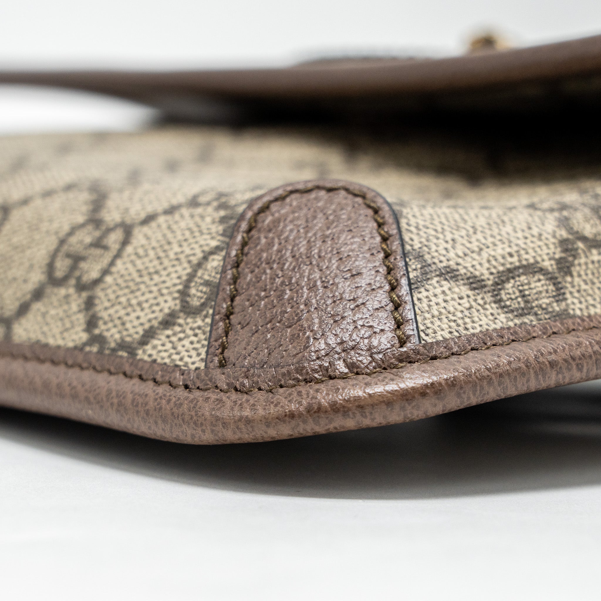 GUCCI VINTAGE NEO BELT BAG GG SUPREME CANVAS GHW