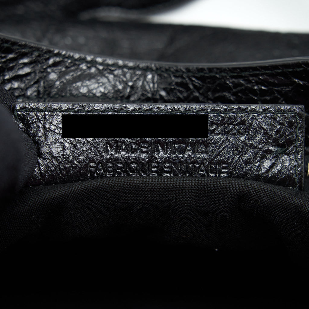 BALENCIAGA CLASSIC CITY BAG BLACK SHW