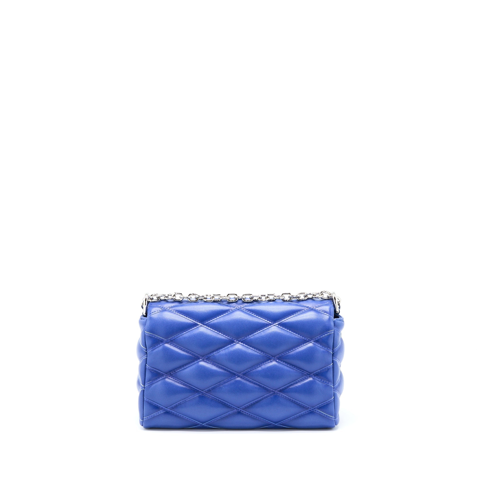 LOUIS VUITTON GO-14 MALLETAGE PM LAMBSKIN BLUE SHW
