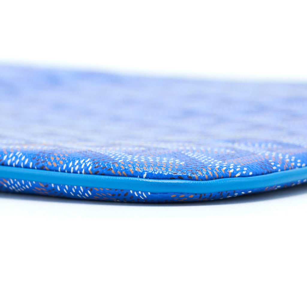 GOYARD SENAT MM POCKET GOYARDINE CANVAS BLUE SHW