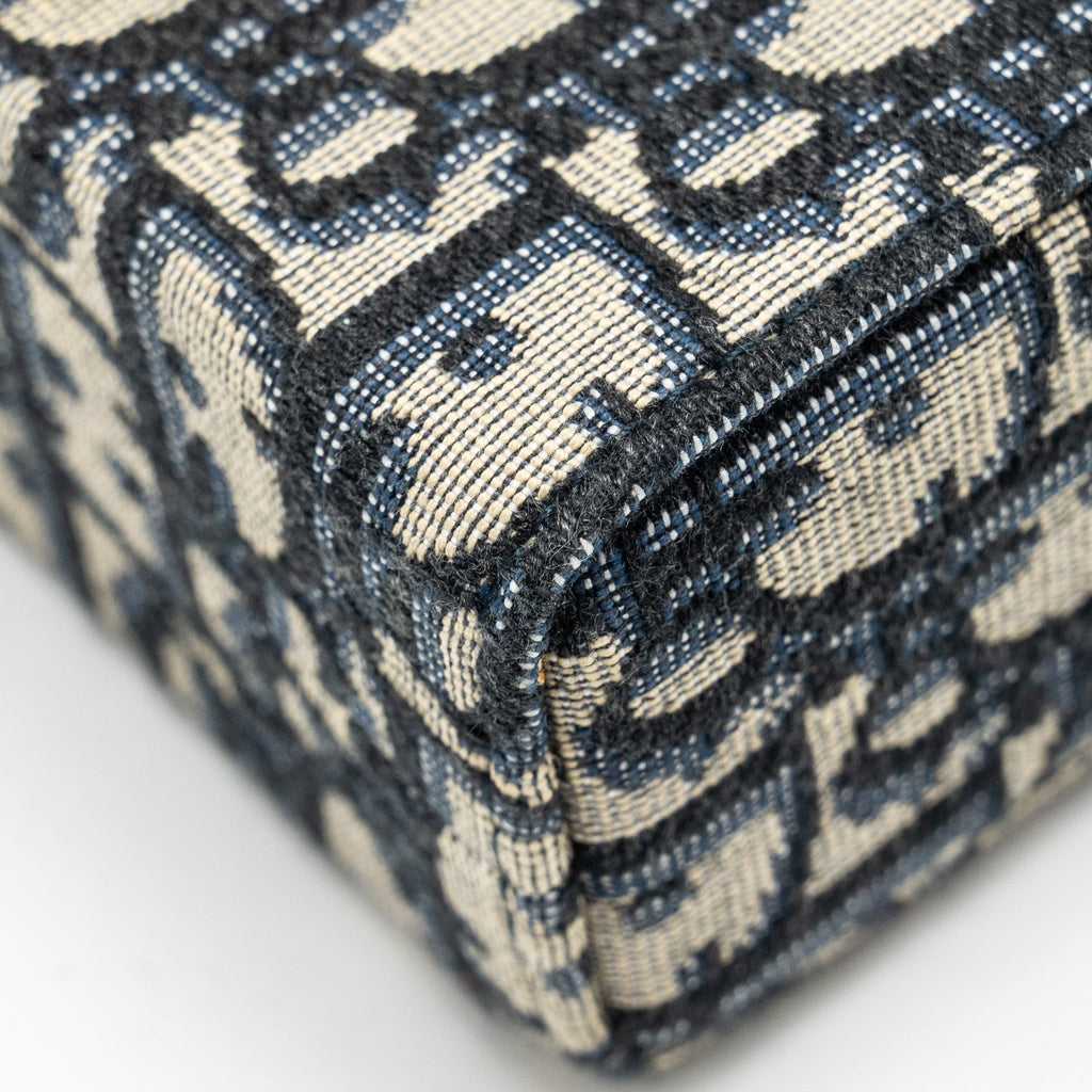 DIOR 30 MONTAIGNE BOX BLUE OBLIQUE JACQUARD GHW