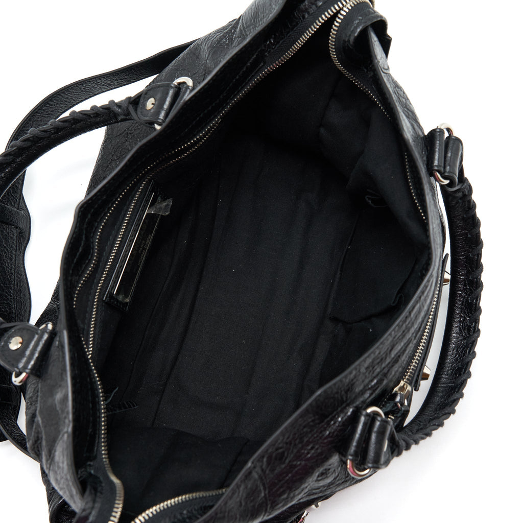 BALENCIAGA CLASSIC CITY BAG BLACK SHW