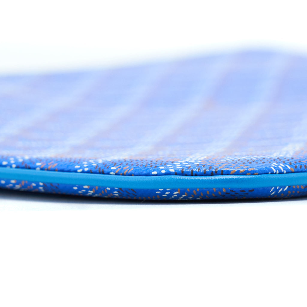 GOYARD SENAT MM POCKET GOYARDINE CANVAS BLUE SHW