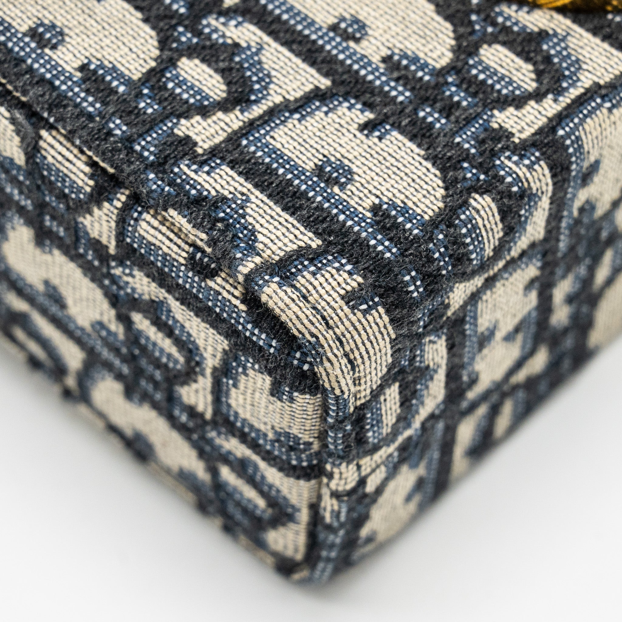DIOR 30 MONTAIGNE BOX BLUE OBLIQUE JACQUARD GHW