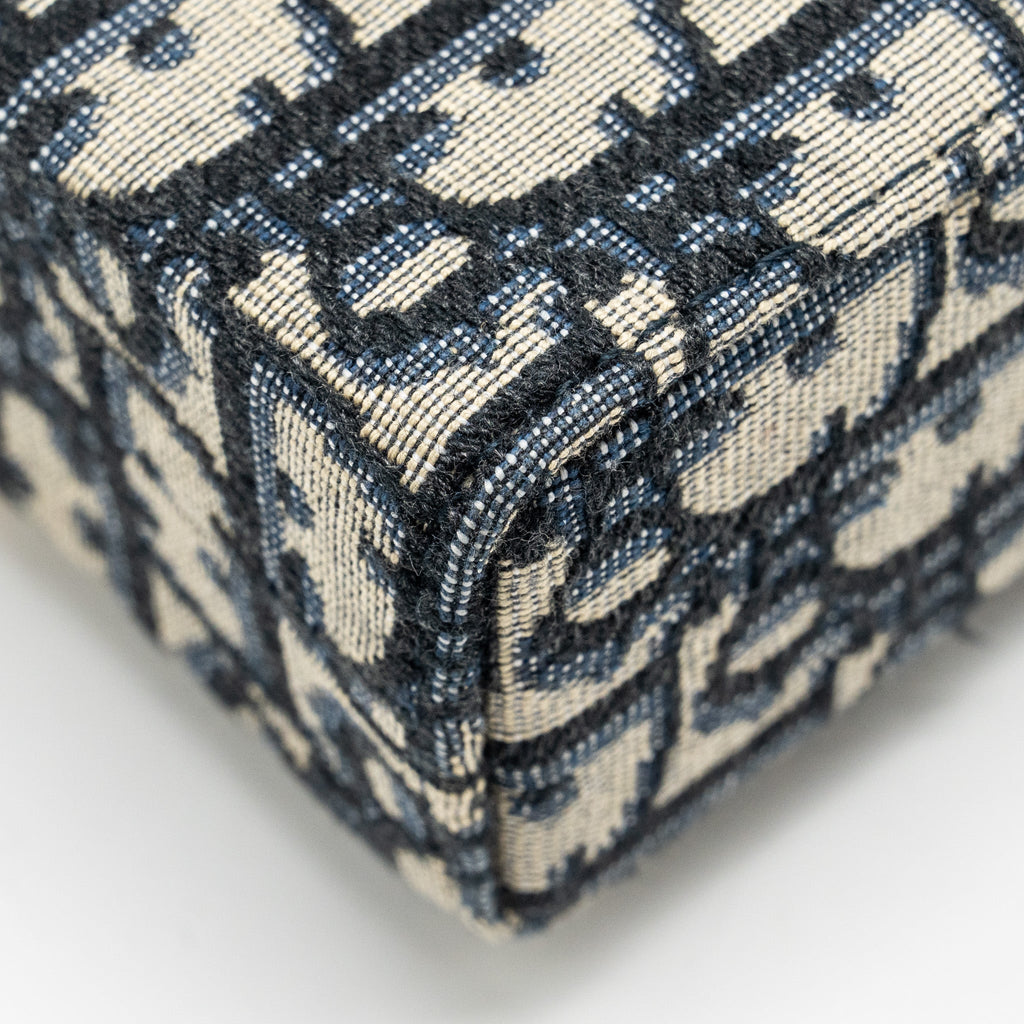 DIOR 30 MONTAIGNE BOX BLUE OBLIQUE JACQUARD GHW