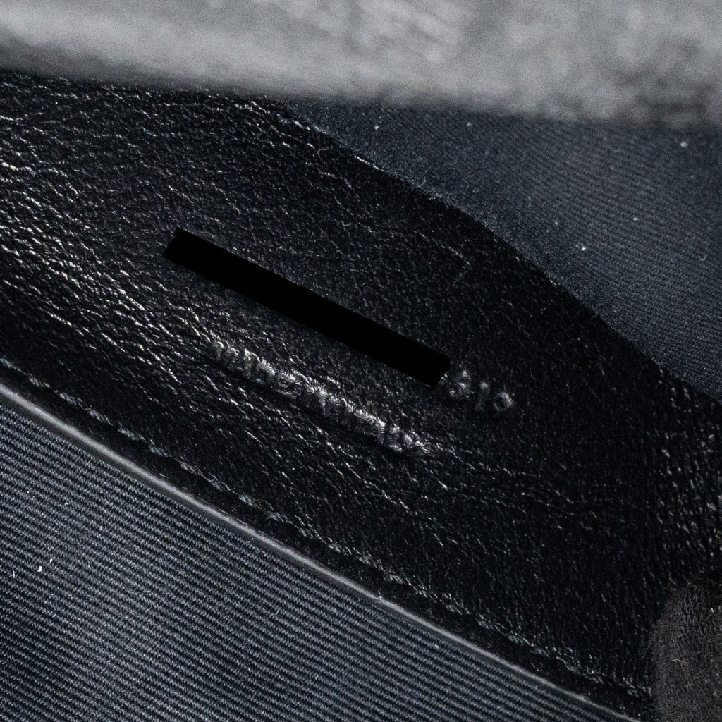SAINT LAURENT NIKI BABY CALFSKIN BLACK RUTHENIUM HARDWARE