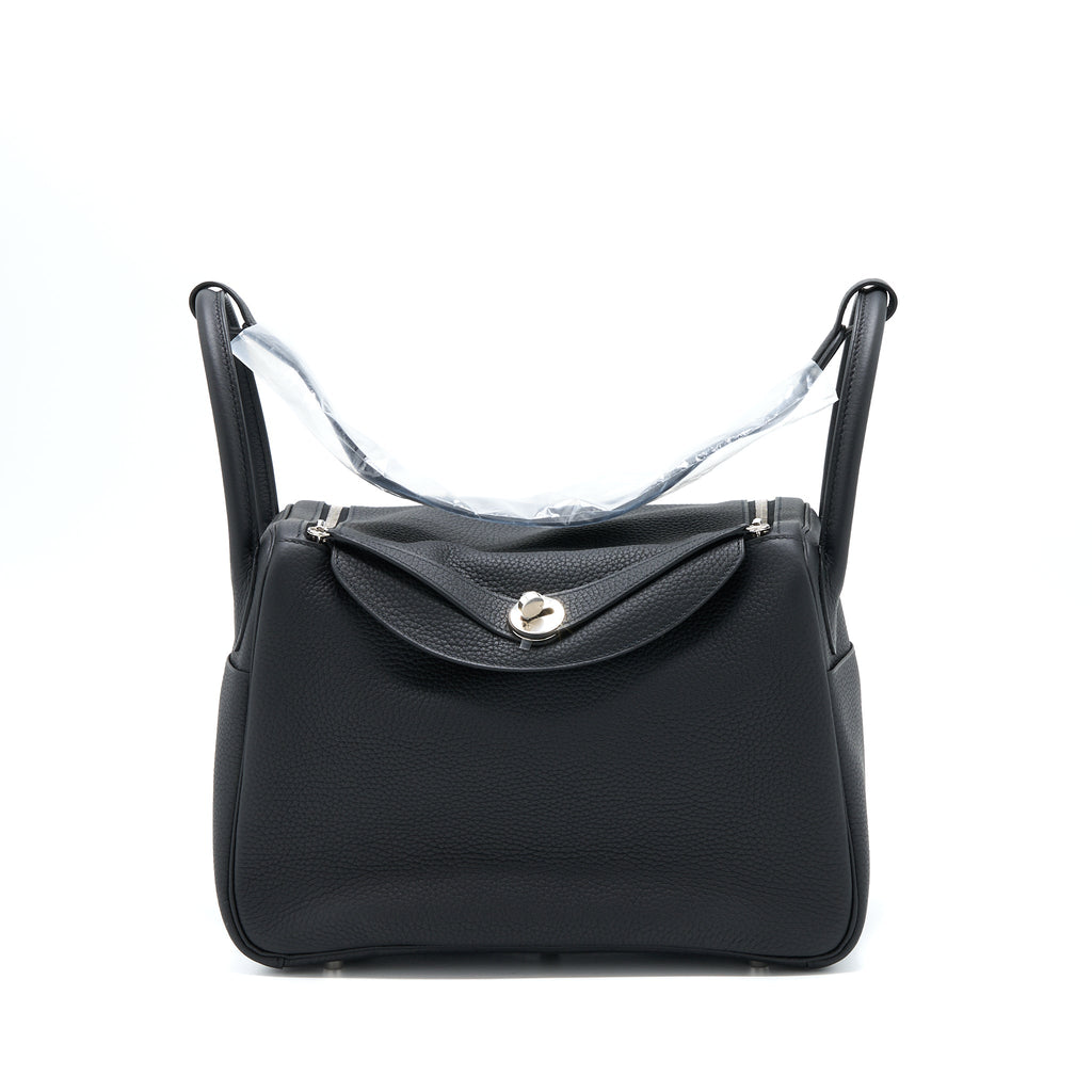 HERMES LINDY 30 CLEMENCE BLACK SHW