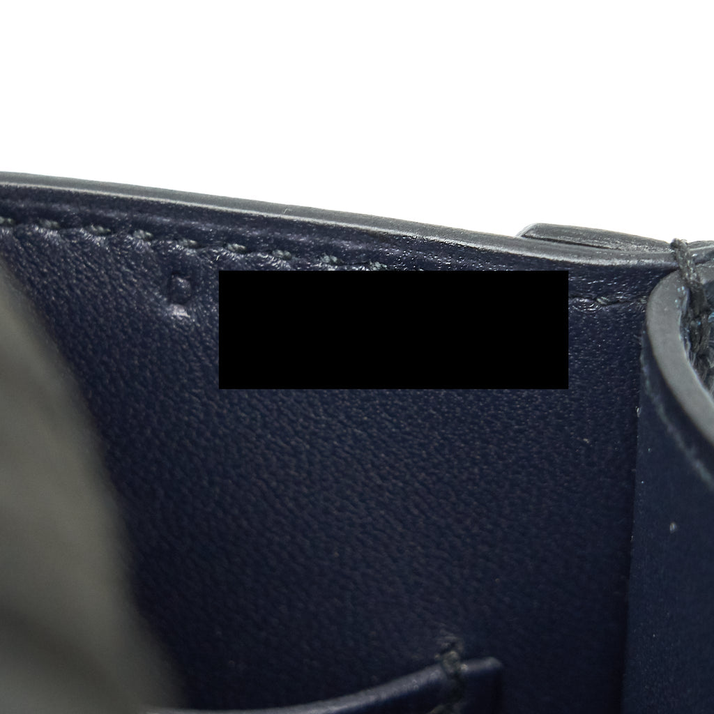 HERMES EPSOM VERROU 21 DARK BLUE