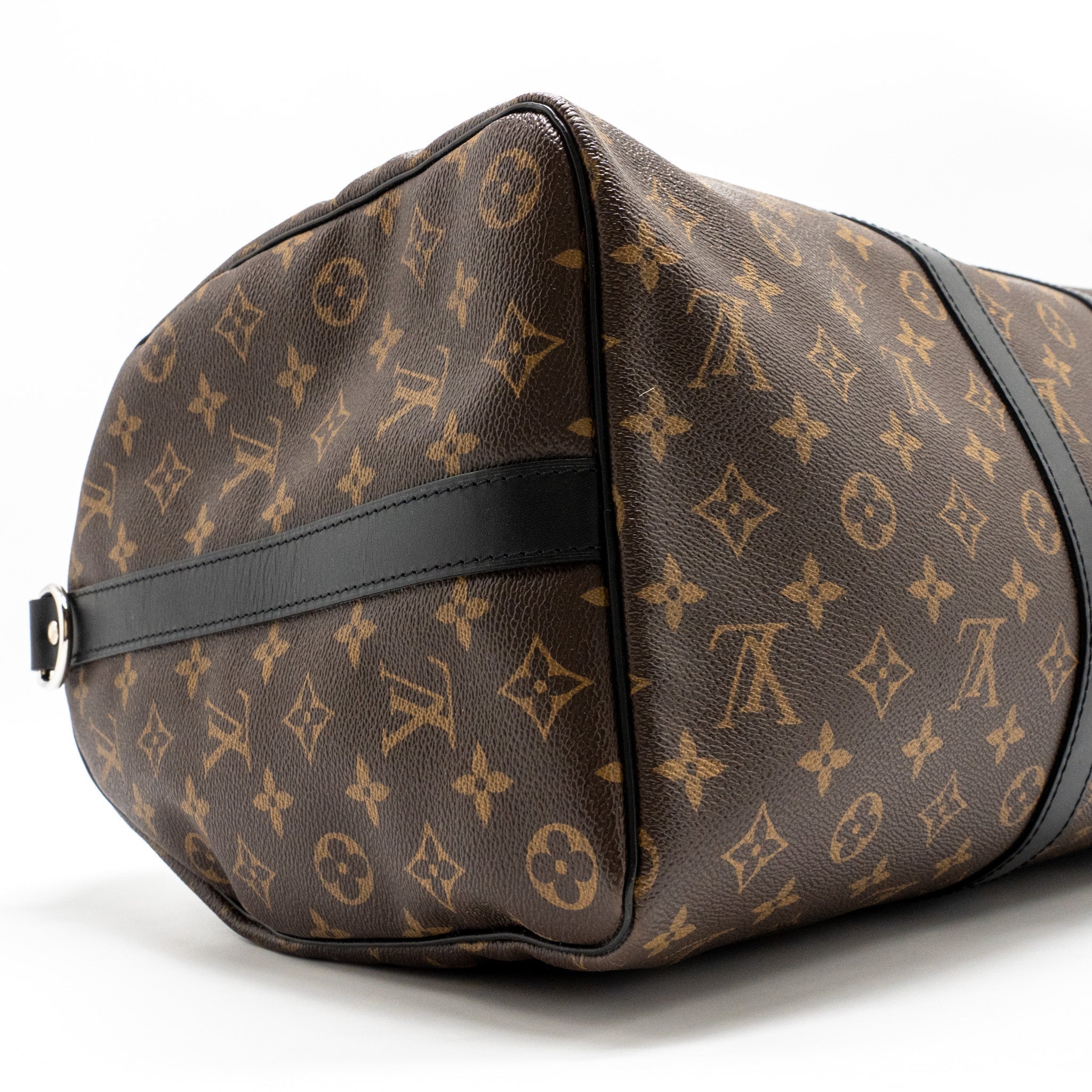 LOUIS VUITTON KEEPALL BANDOULIERE 45 MONOGRAM MACASSAR SHW