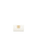 CHANEL 19 FLAP CARD HOLDER LAMBSKIN WHITE BRUSHED GHW (MICROCHIP)