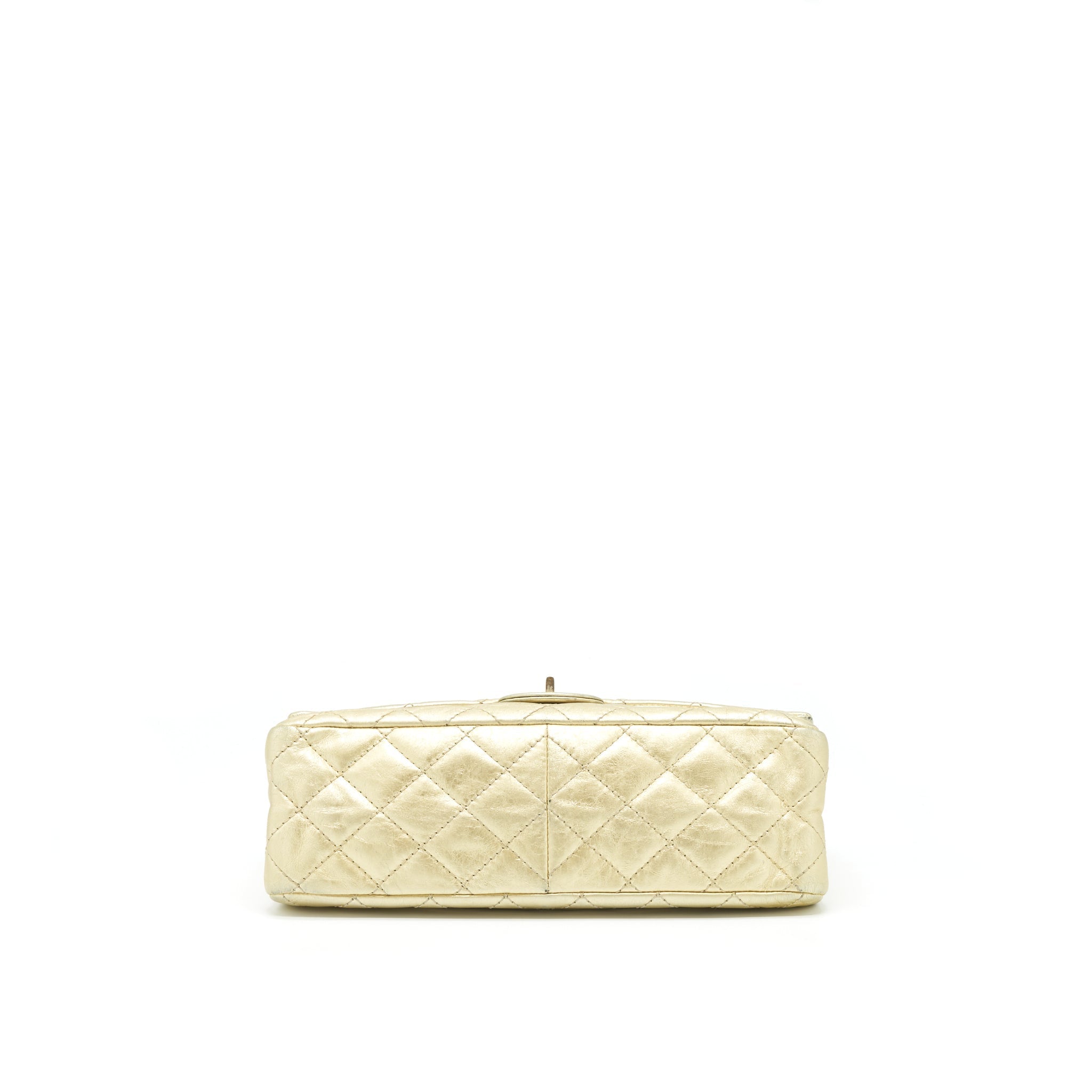 CHANEL 2.55 REISSUE 226 DOUBLE FLAP BAG GOLD GHW