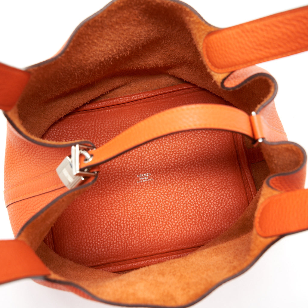 HERMES PICOTIN 22 CLEMENCE ORANGE SHW