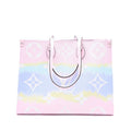 LOUIS VUITTON ESCALE ONTHEGO GM TOTE BAG PASTEL MONOGRAM CANVAS SHW