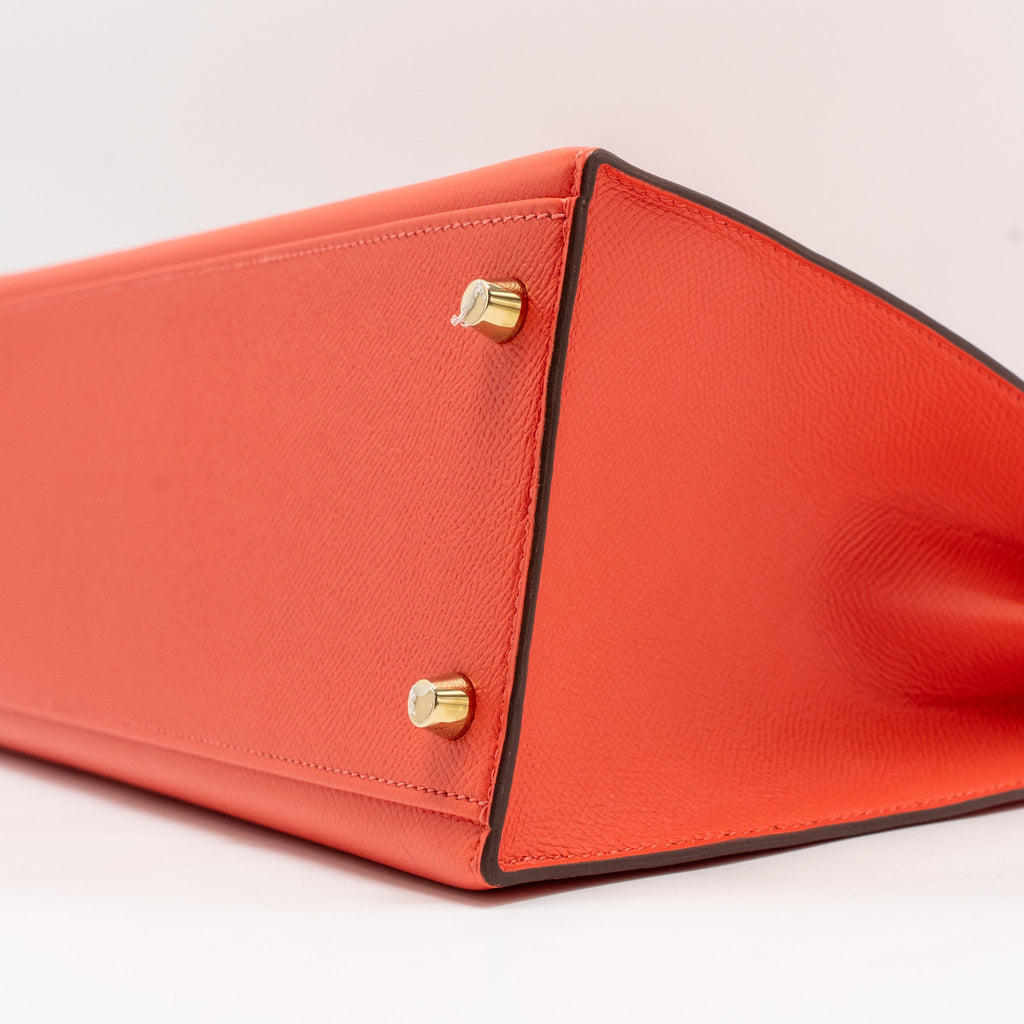 HERMES KELLY 32 EPSOM T5 ROSE JAIPUR GHW