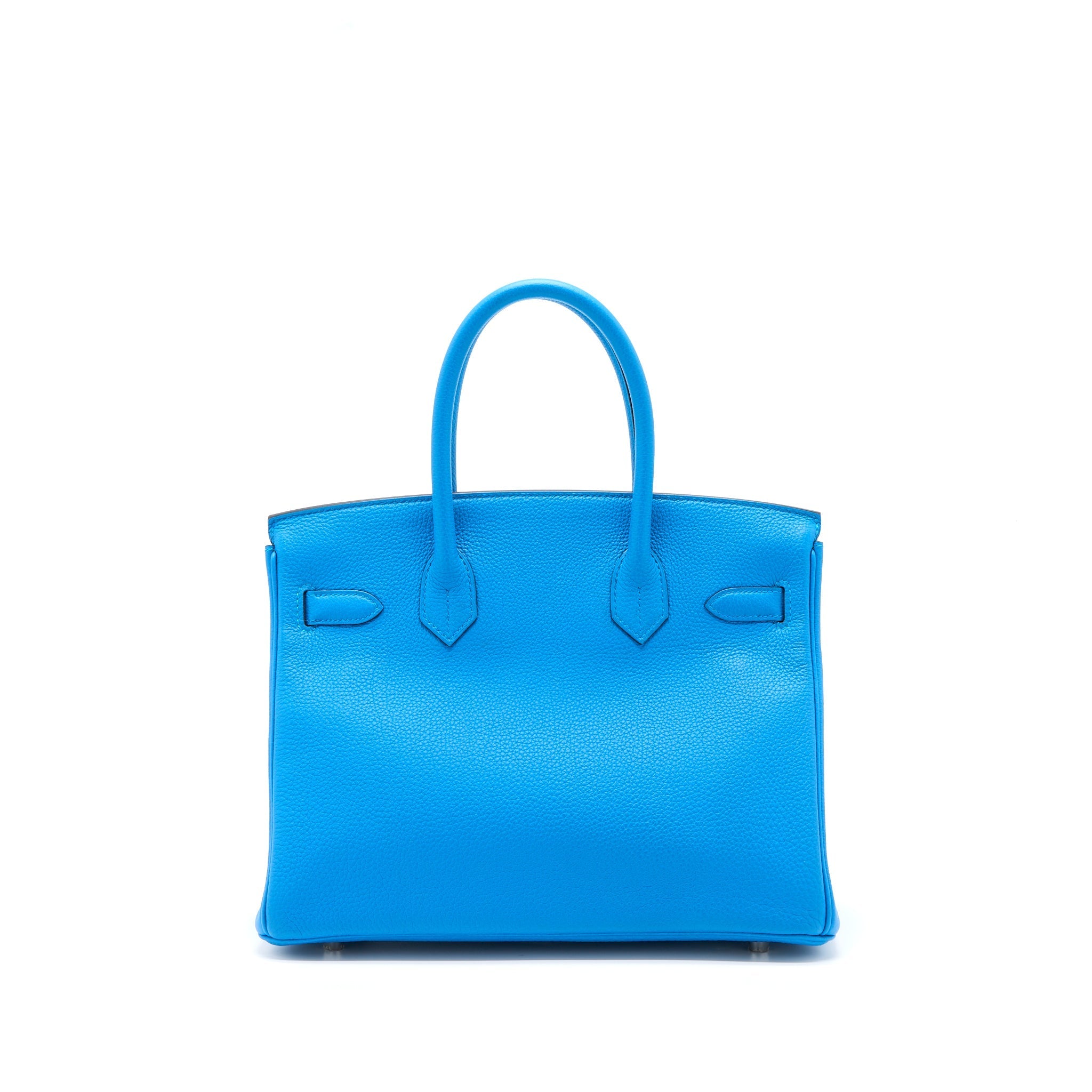 HERMES BIRKIN 30 TOGO BLEU ZANZIBAR/MALACHITE SHW