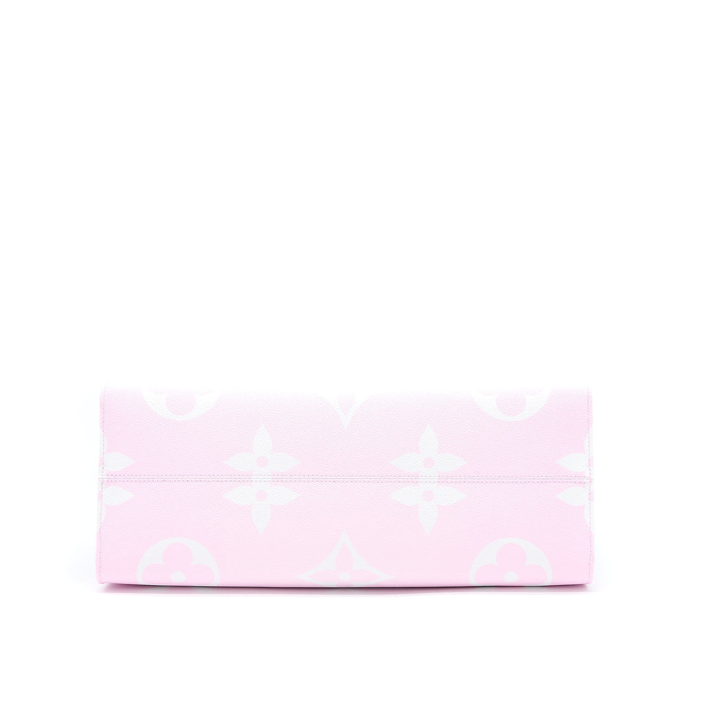 LOUIS VUITTON ESCALE ONTHEGO GM TOTE BAG PASTEL MONOGRAM CANVAS SHW
