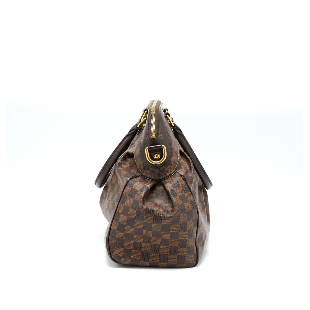 LOUIS VUITTON TREVI BAG DAMIER EBENE CANVAS GHW