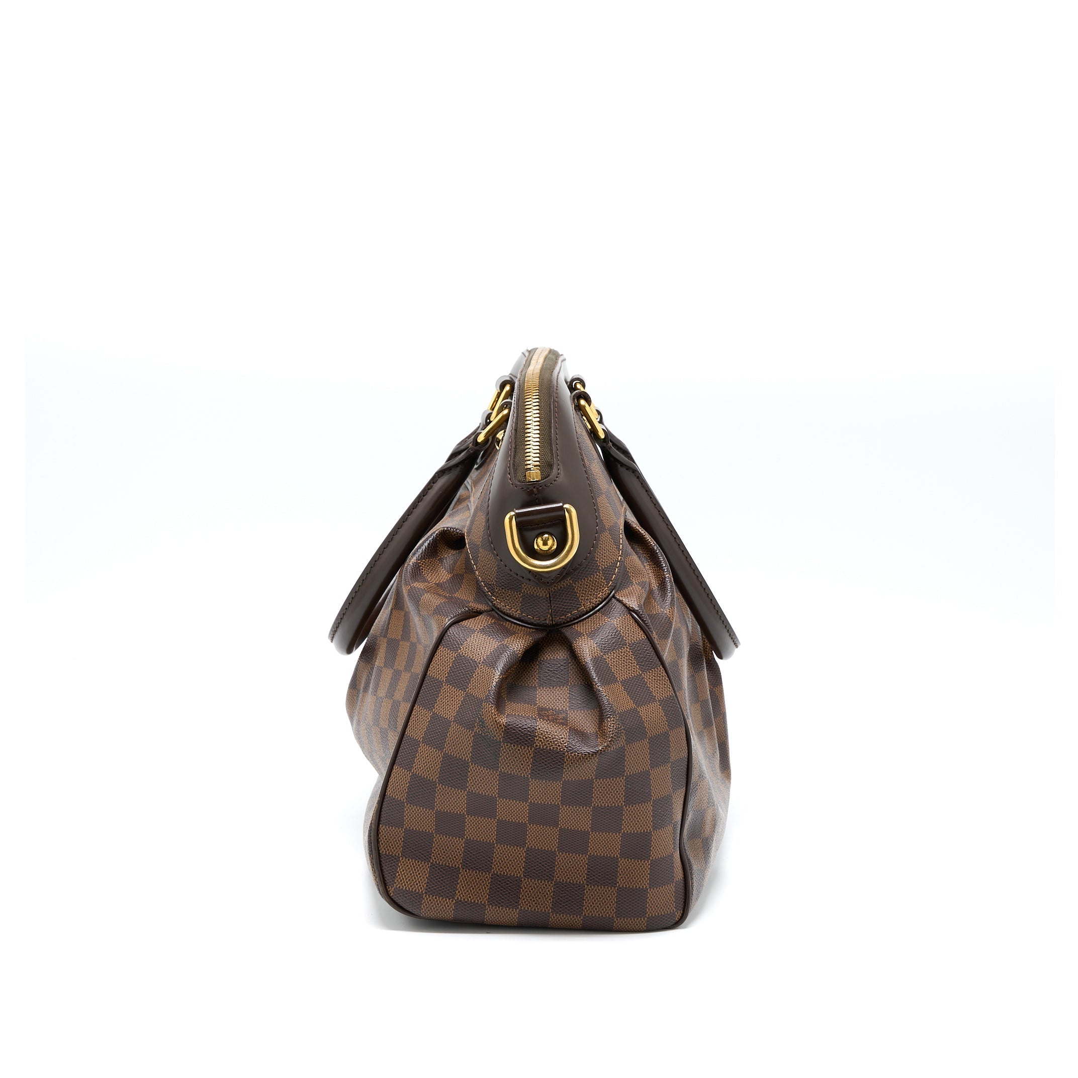 LOUIS VUITTON TREVI BAG DAMIER EBENE CANVAS GHW