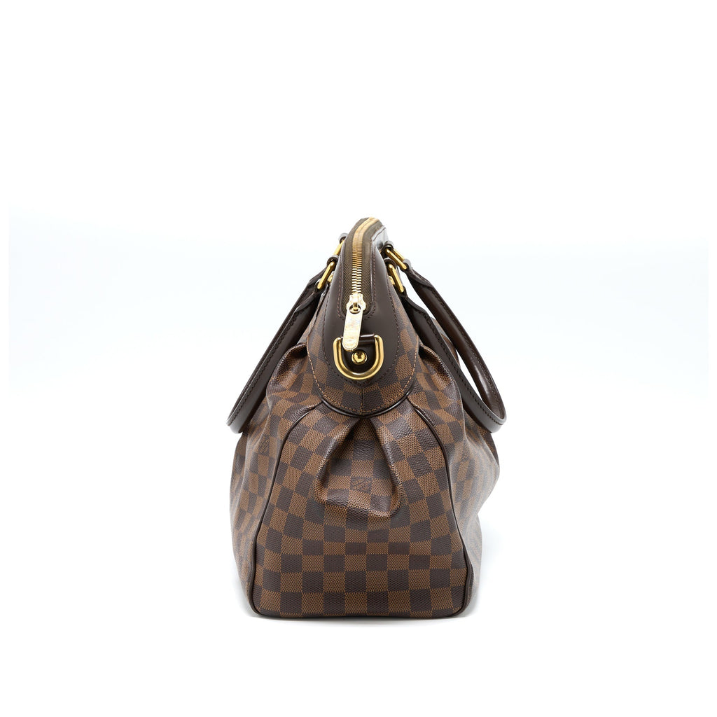 LOUIS VUITTON TREVI BAG DAMIER EBENE CANVAS GHW