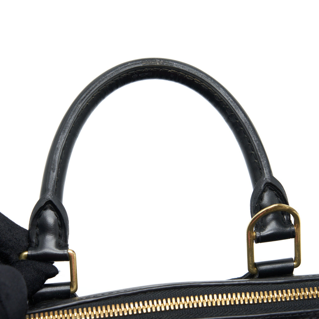 LOUIS VUITTON ALMA BAG EPI BLACK GHW