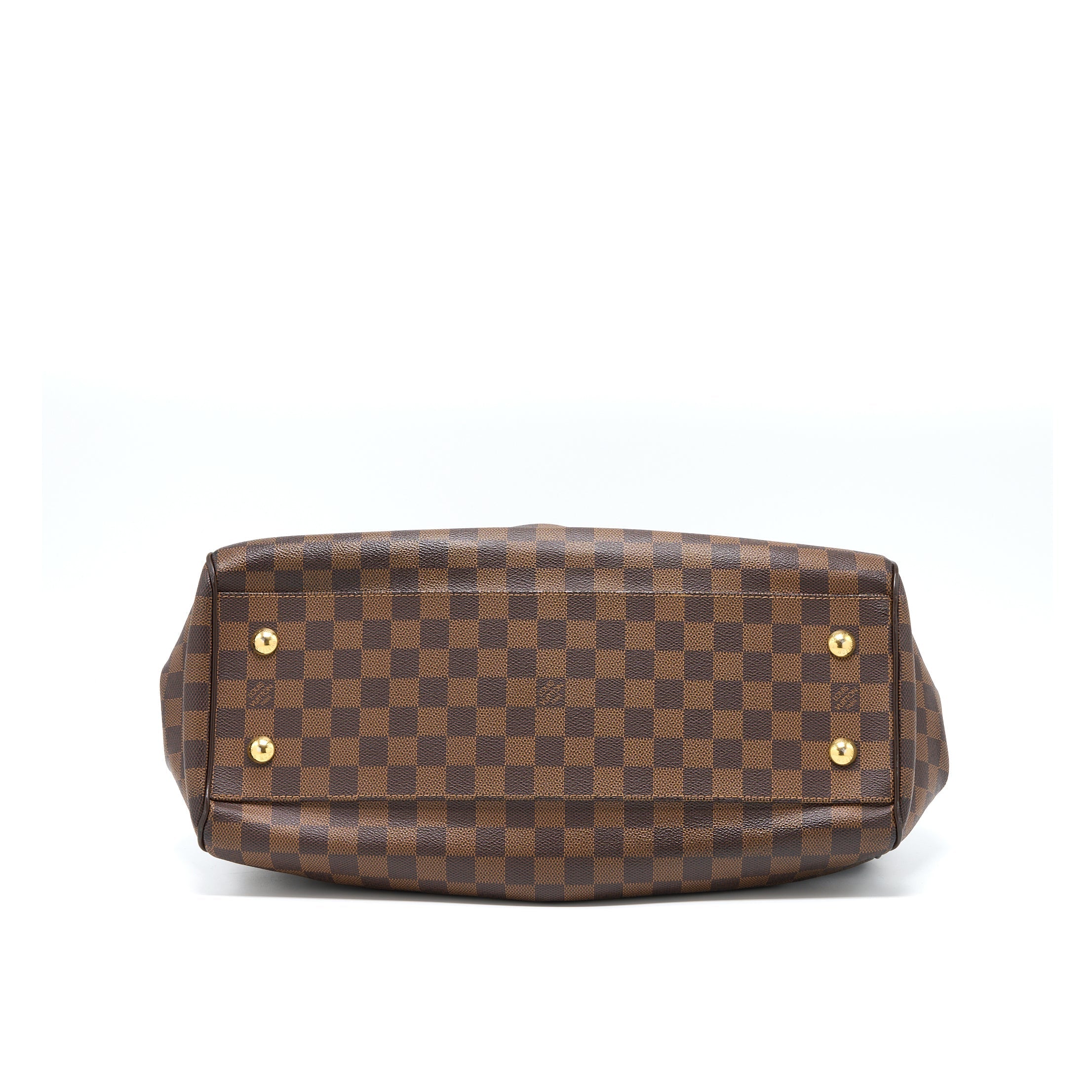 LOUIS VUITTON TREVI BAG DAMIER EBENE CANVAS GHW