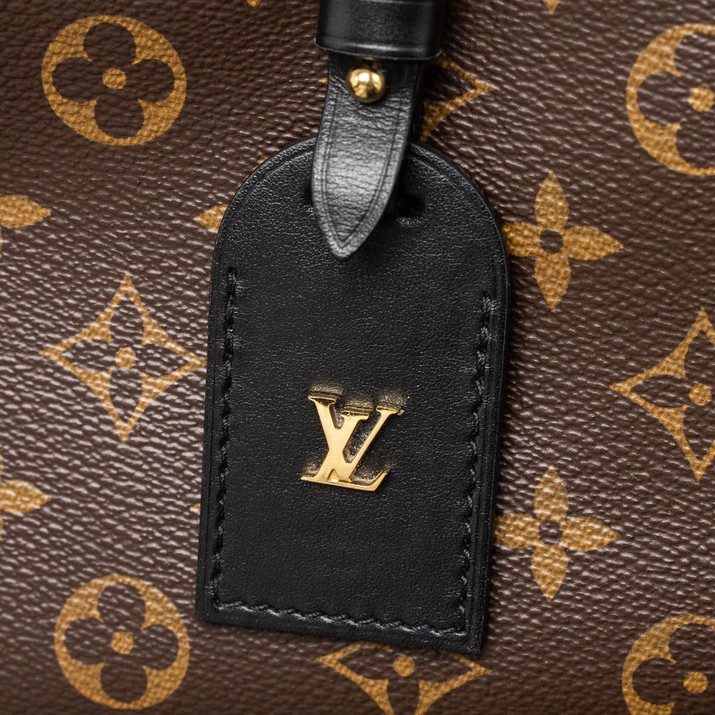 LOUIS VUITTON PETITE MALLE SOUPLE MONOGRAM CANVAS BLACK GHW (NEW VERSION)
