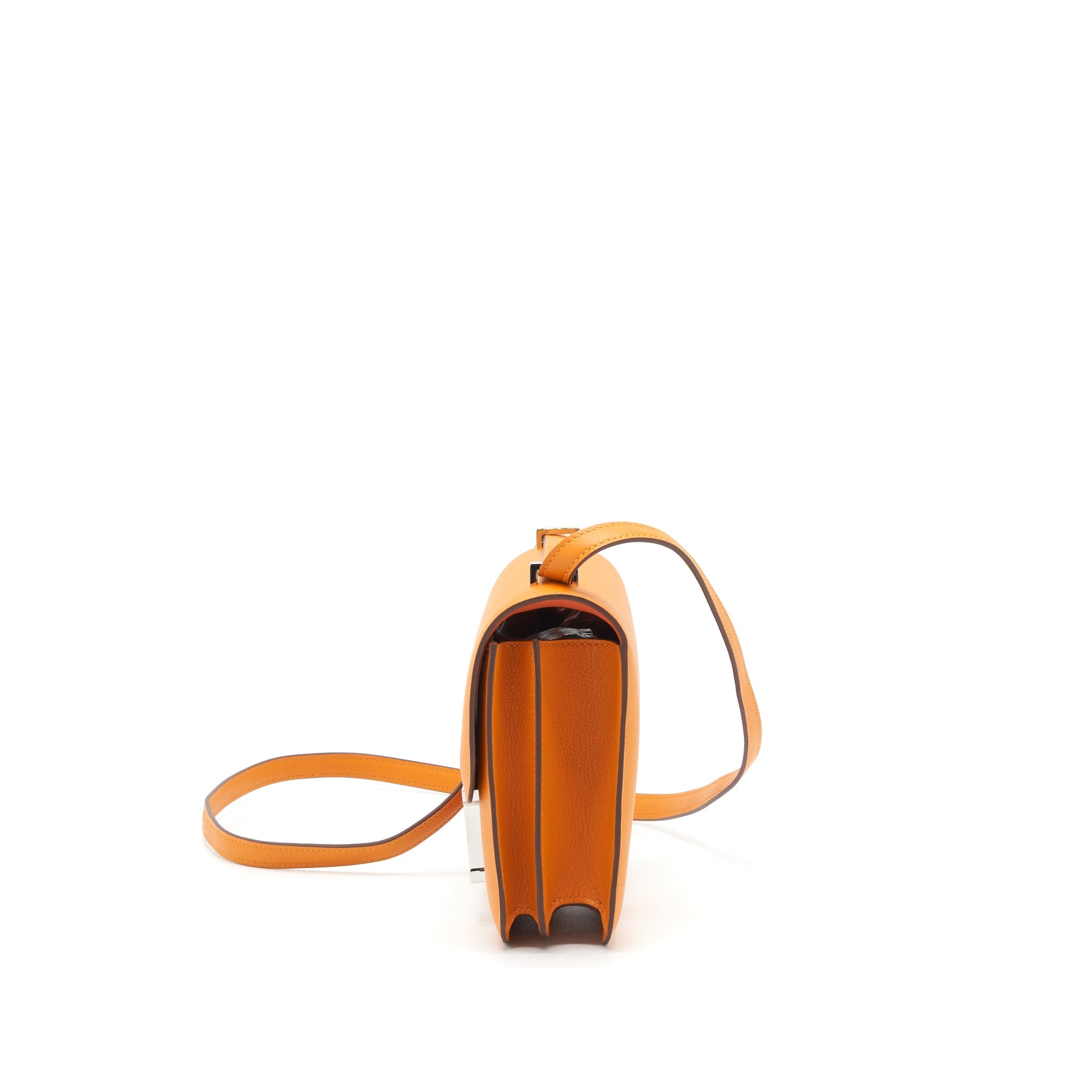 HERMES MINI CONSTANCE EVERCOLOR ABRICOT/TERRE SHW
