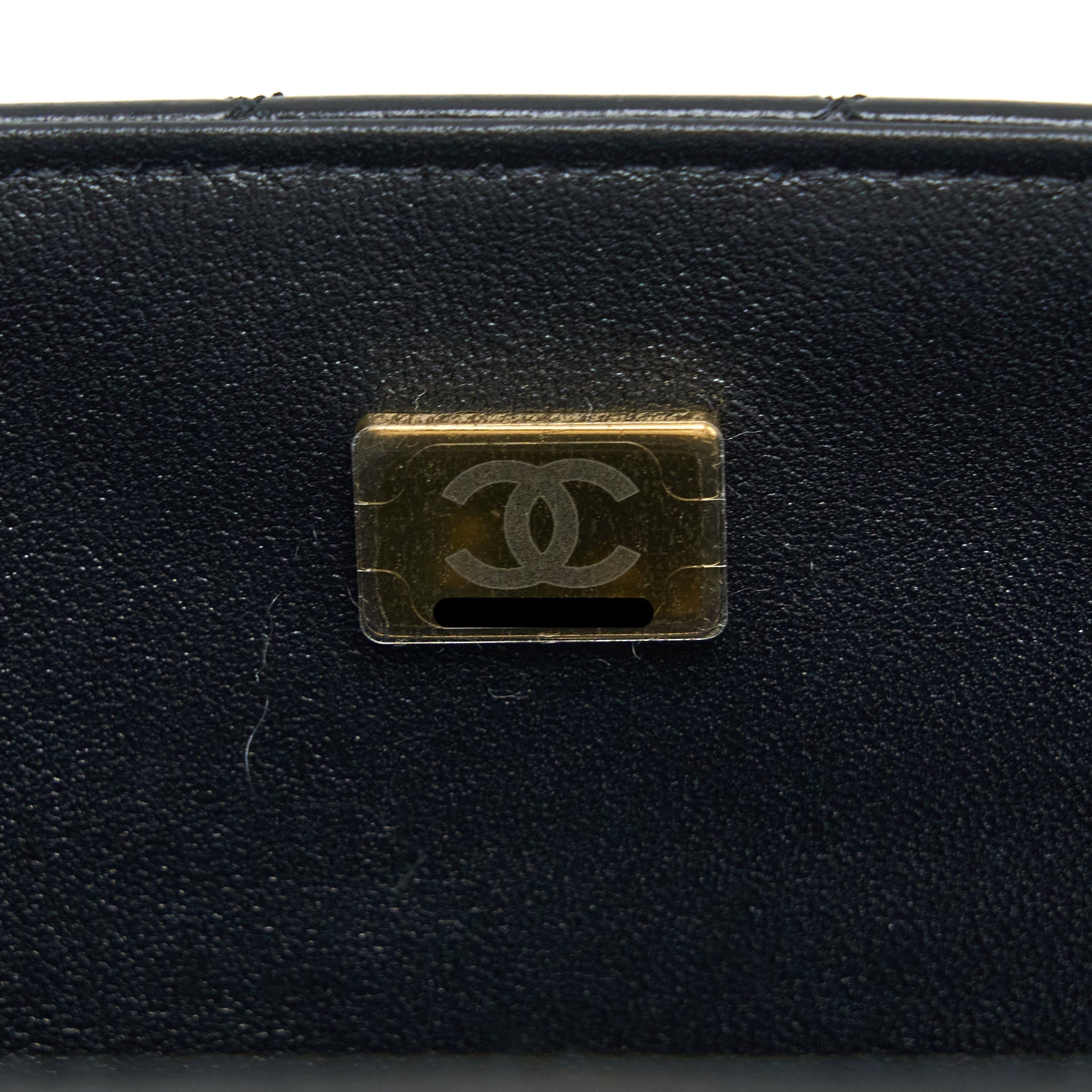 CHANEL CLASSIC MINI RECTANGULAR FLAP BAG LAMBSKIN BLACK LGHW (MICROCHIP)