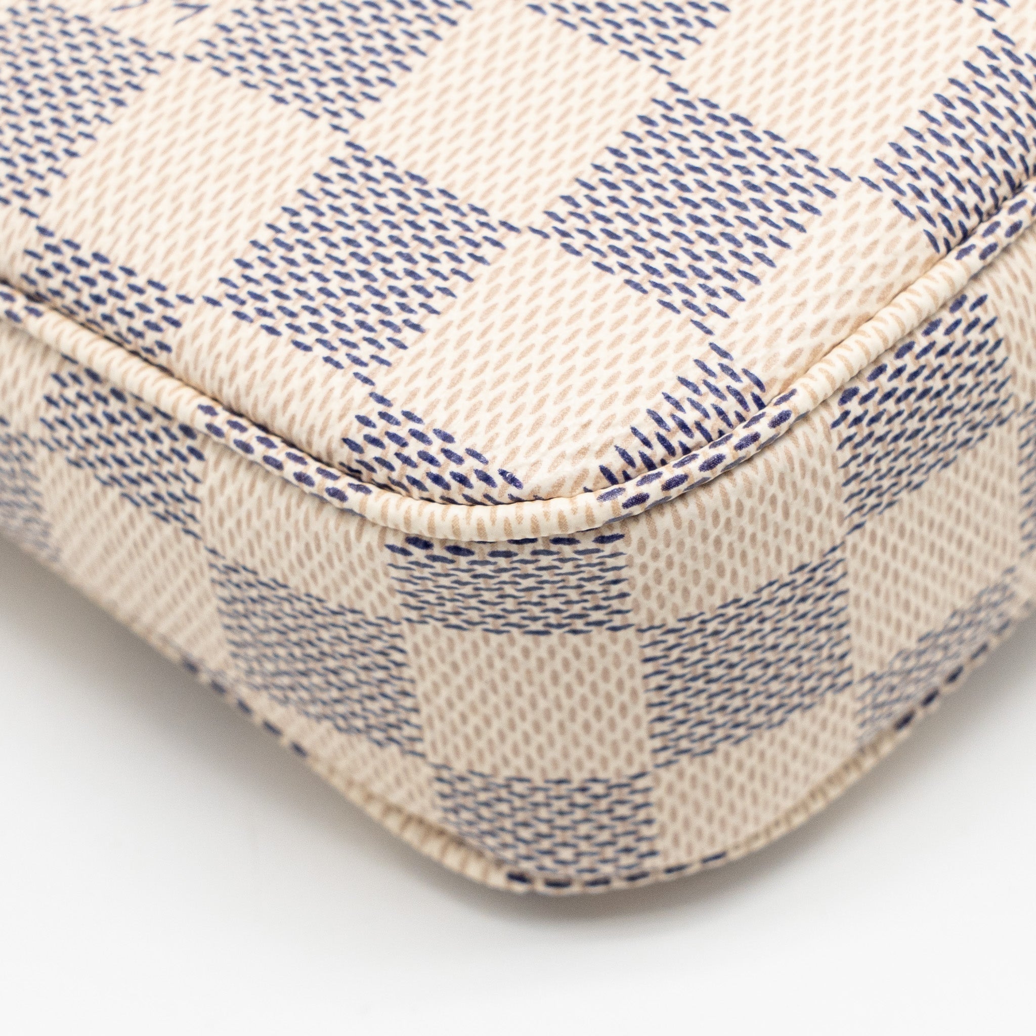 LOUIS VUITTON POCHETTE ACCESSORIES DAMIER AZUR CANVAS GHW