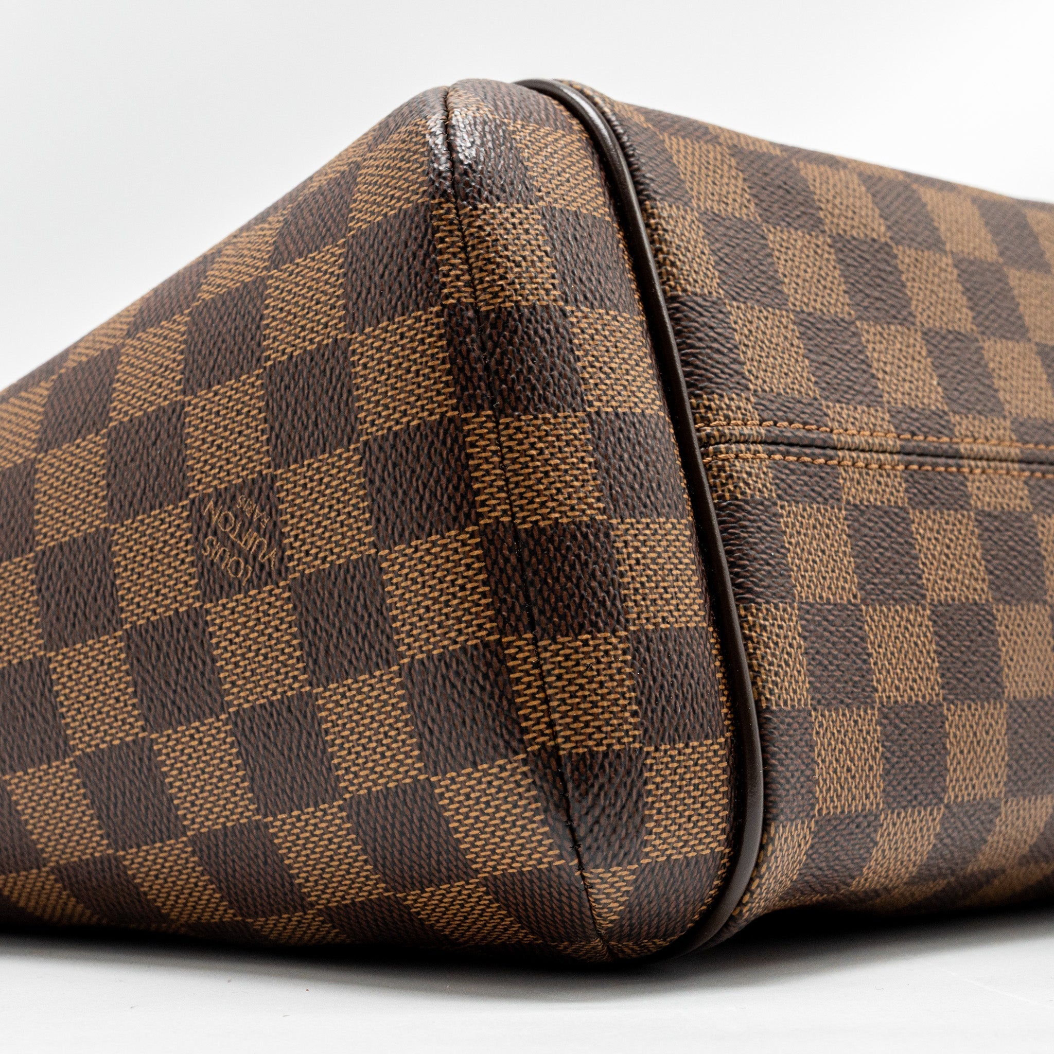 LOUIS VUITTON TOTALLY PM TOTE BAG DAMIER EBENE CANVAS GHW