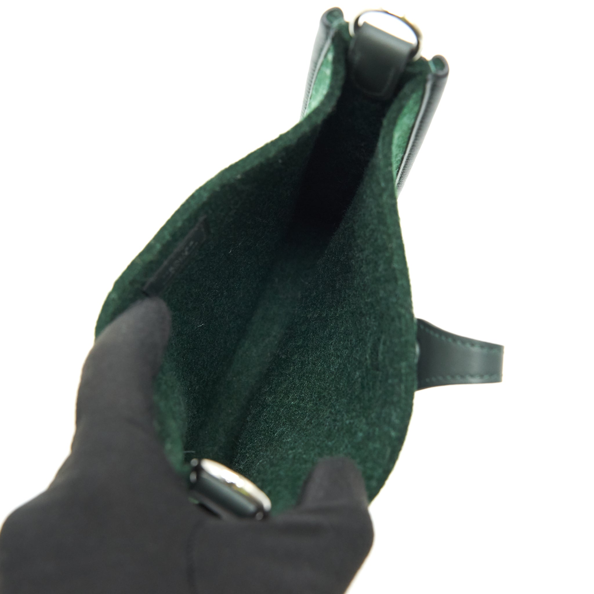 HERMES MINI EVELYNE VERT ANGLAIS/ VERT FONCE SHW