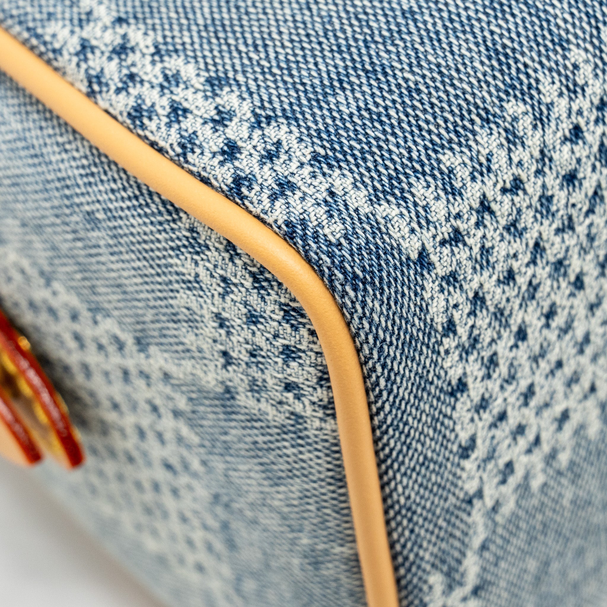 LOUIS VUITTON SPEEDY 18 BANDOULIERE DEMIER DENIM CANVAS GHW