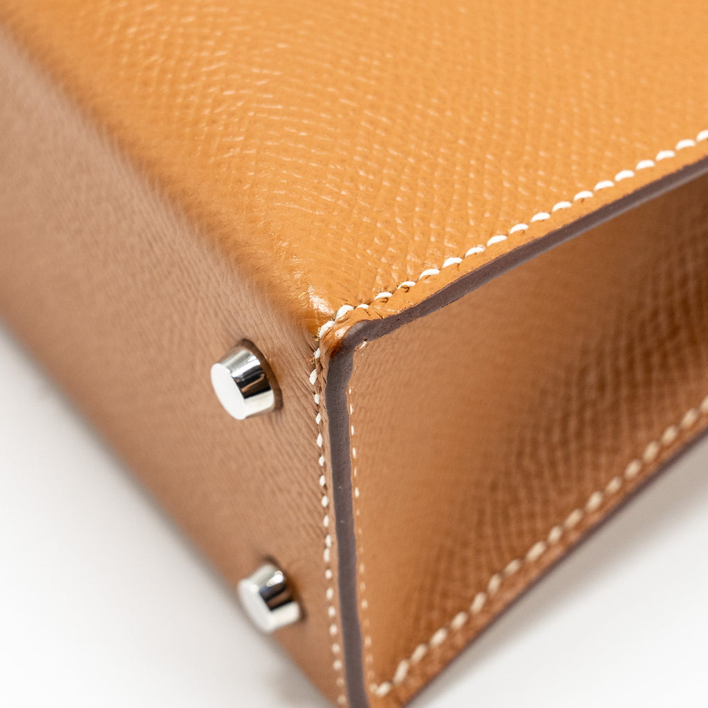 HERMES MINI KELLY II EPSOM GOLD SHW