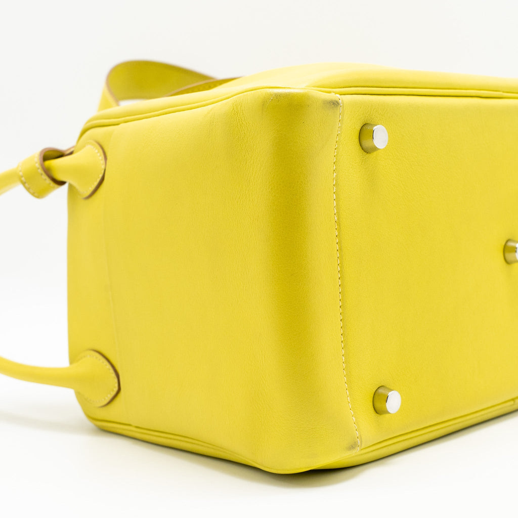 HERMES LINDY 30 SWIFT LIME SHW SQUARE O