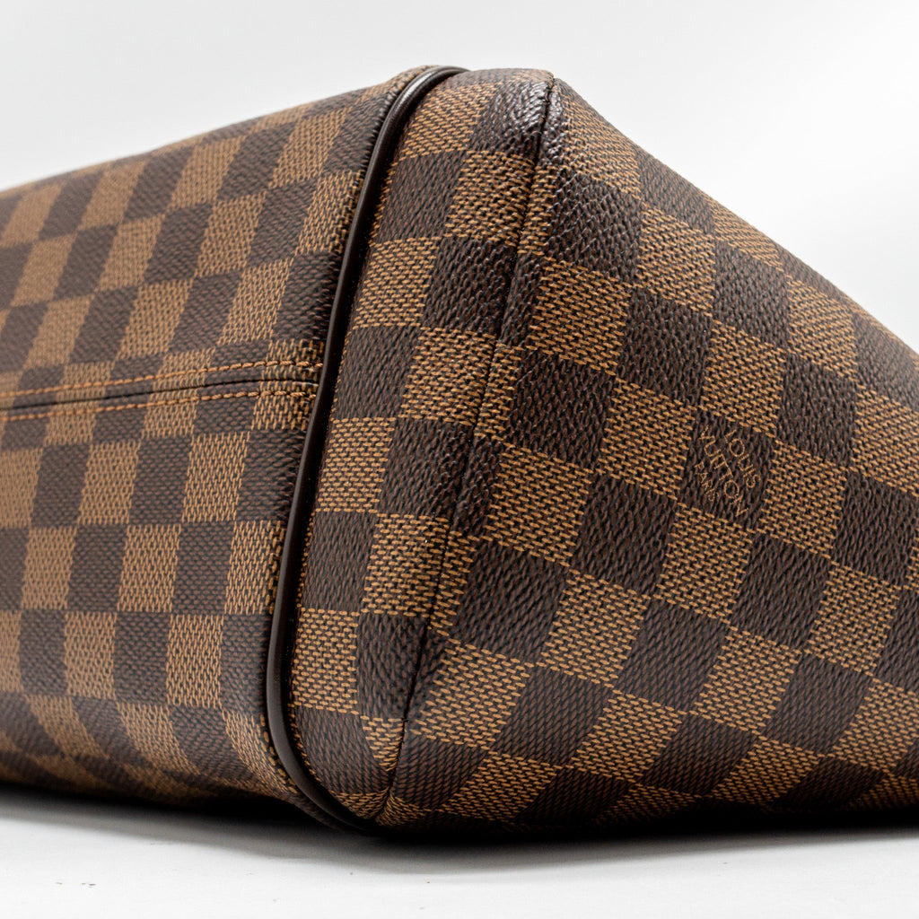 LOUIS VUITTON TOTALLY PM TOTE BAG DAMIER EBENE CANVAS GHW