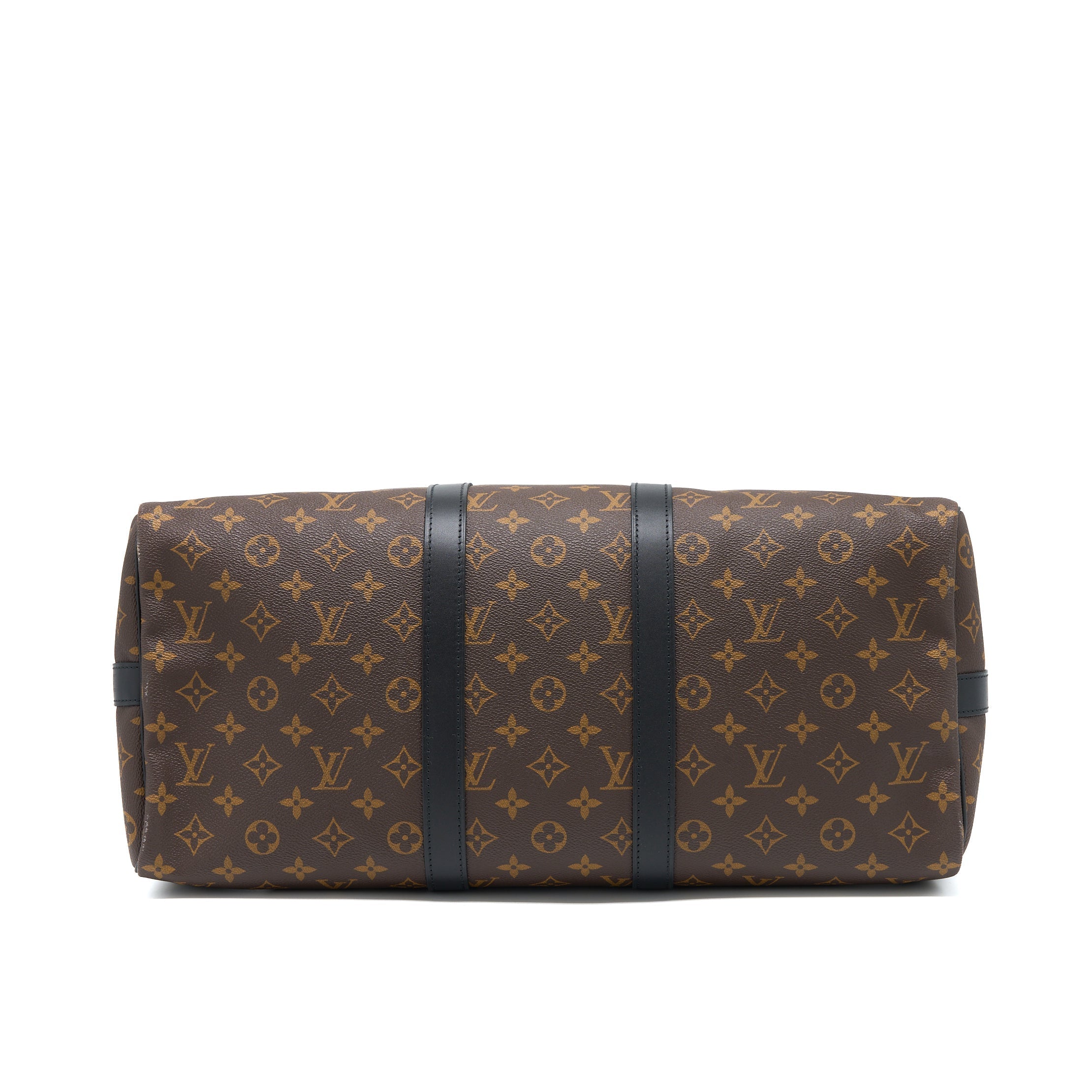 LOUIS VUITTON KEEPALL BANDOULIERE 45 MONOGRAM MACASSAR CANVAS SHW