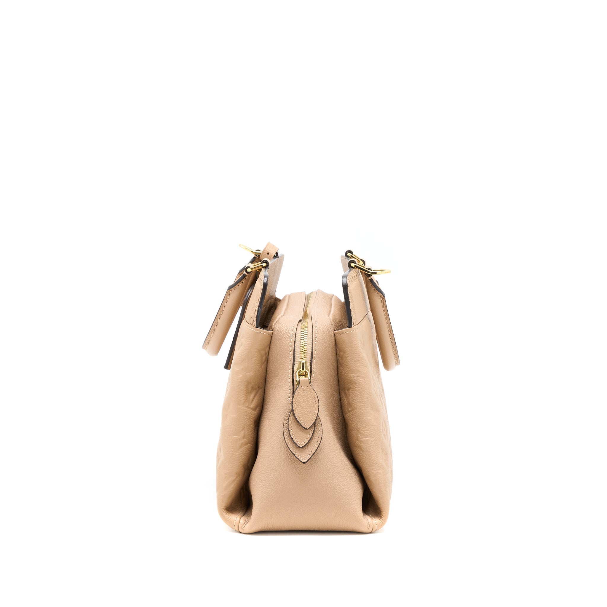 LOUIS VUITTON VOSGES MM MONOGRAM EMPREINTE DARK BEIGE GHW