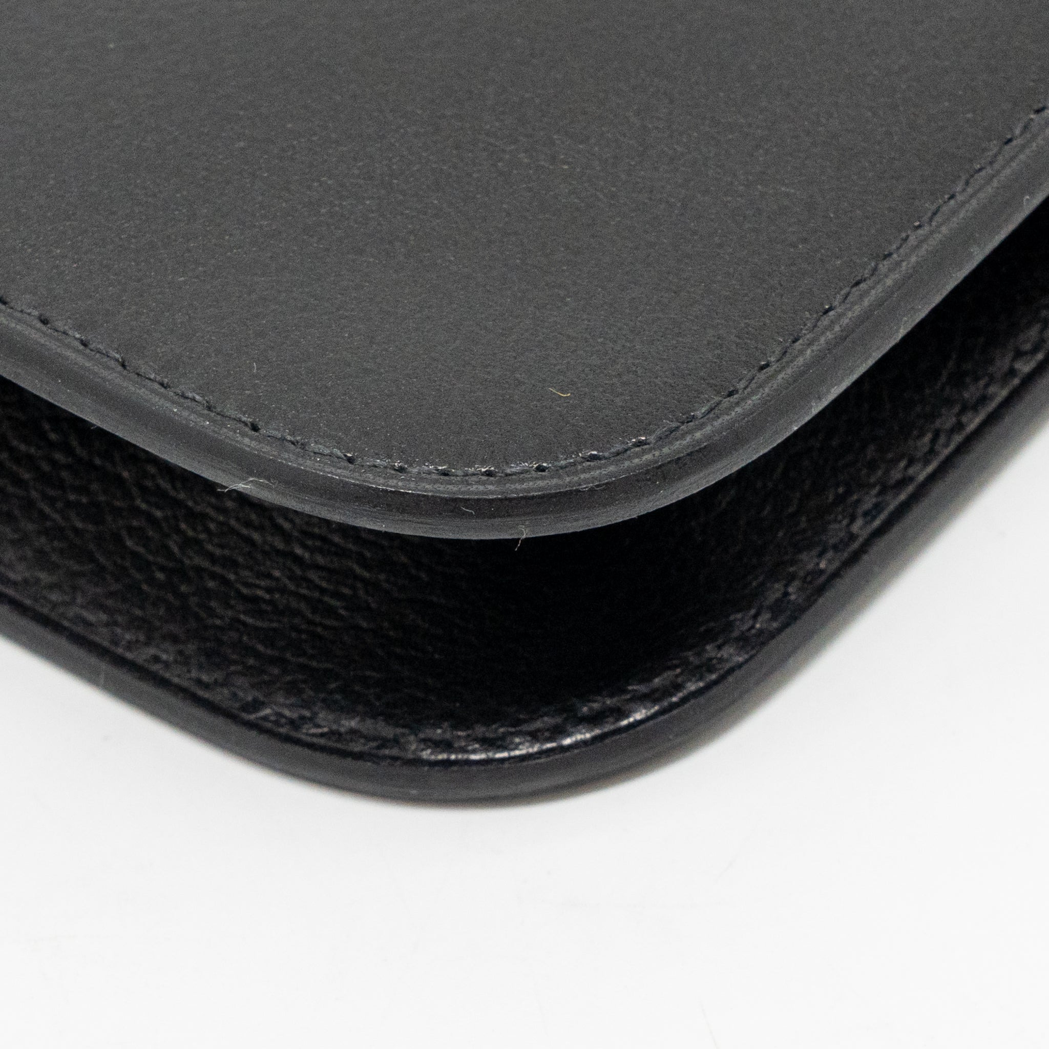 HERMES ZIPENGO CHAINE D’ANCRE TO GO POUCH EVERGRAIN CALFSKIN BLACK SHW